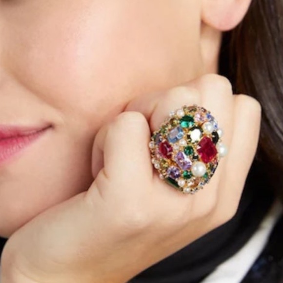 kate spade Jewelry - NWT Kate Spade “Candy Shop Mood Ring” Size 6 w/Dust Bag